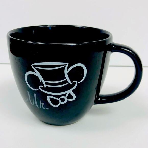 Disney Parks Mr. Groom Mickey Mouse Mug Black - Picture 1 of 5